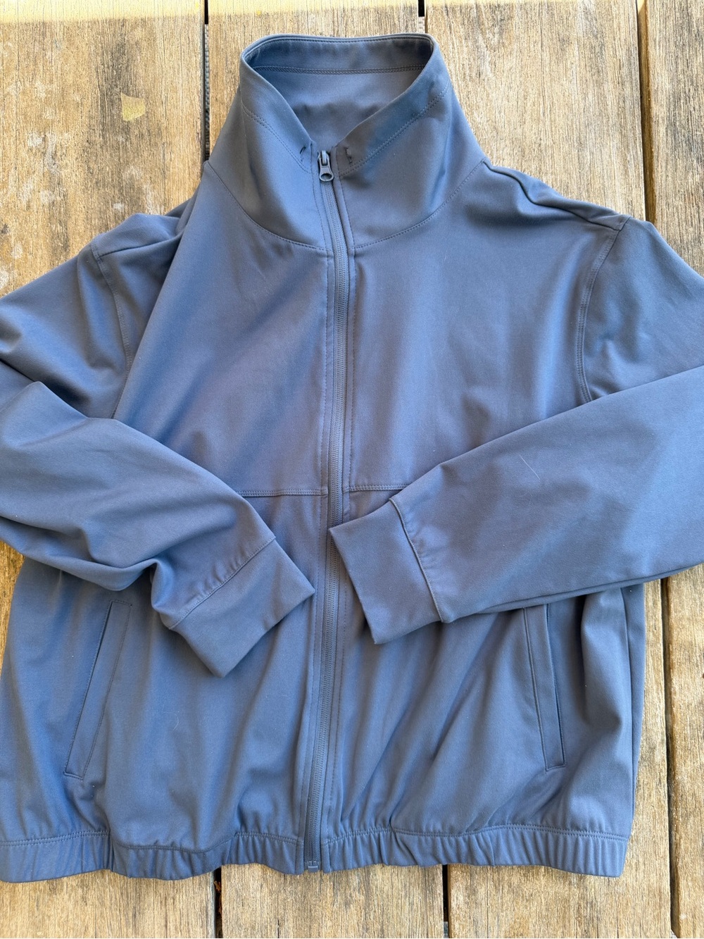 ebb & flow athleisure zip up jacket